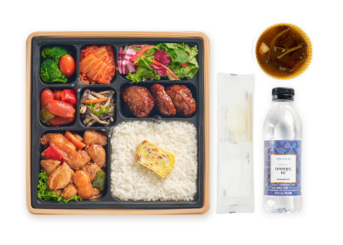 고급 간장찜닭 도시락