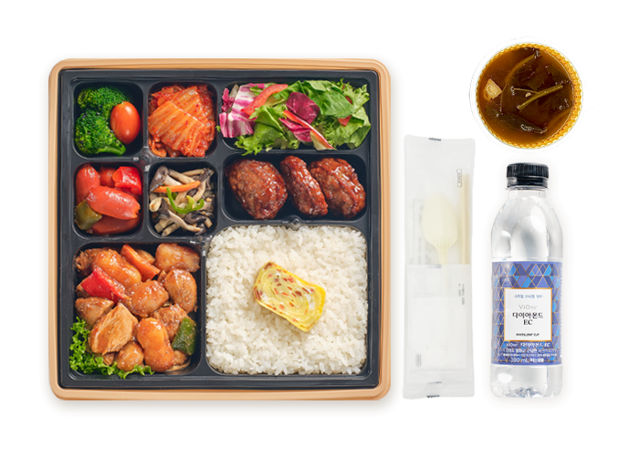 고급 간장찜닭 도시락