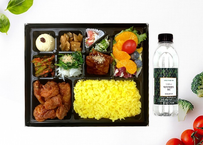 치킨&과일샐러드 도시락