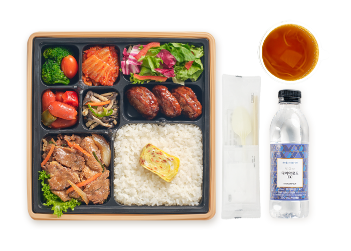 고급 소불고기 도시락