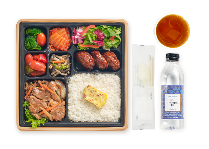 고급 소불고기 도시락