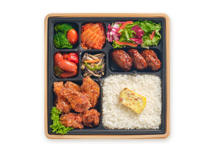 고급 치킨 도시락