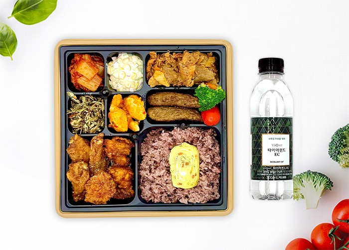 고급 치킨 도시락